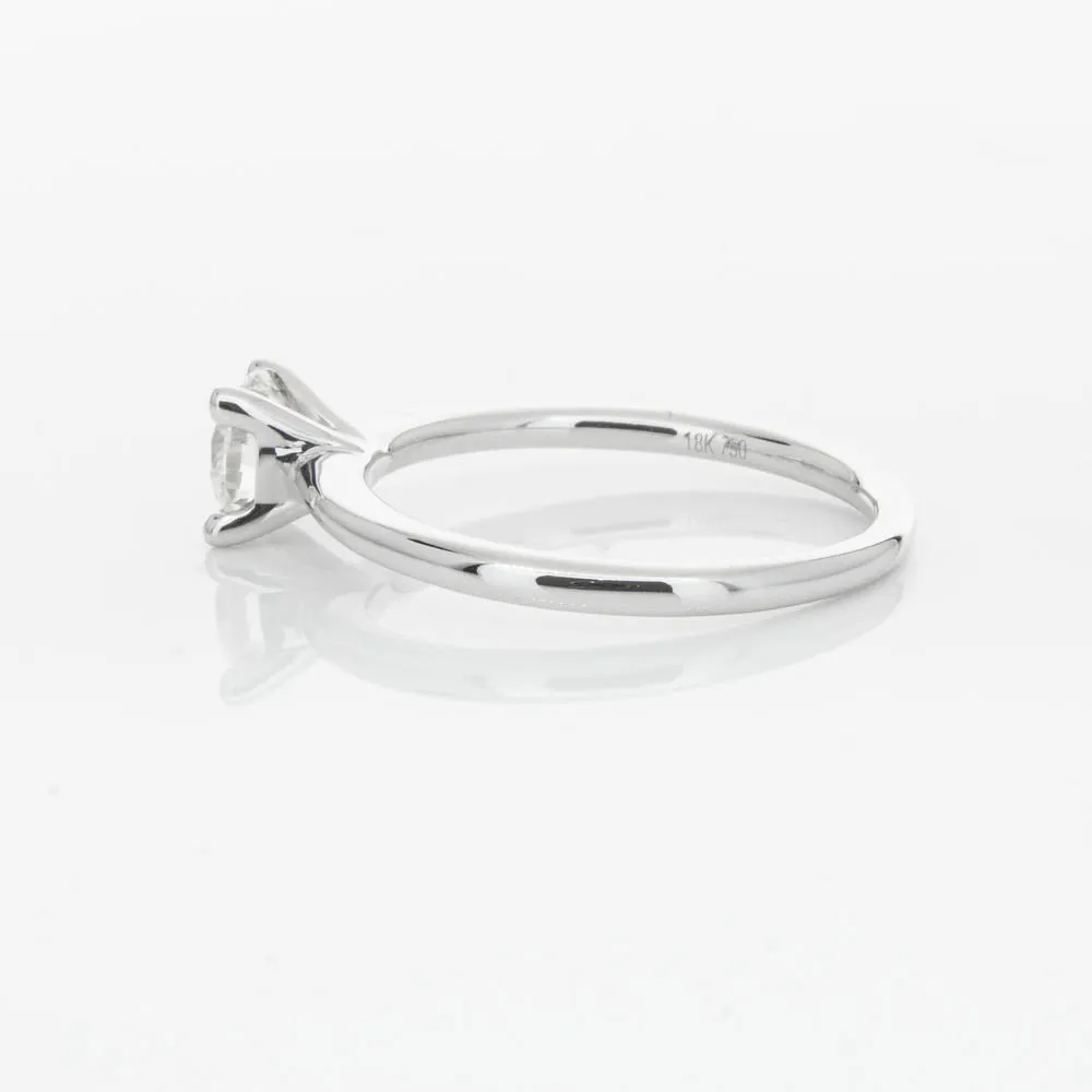 18ct White Gold .70ct Diamond Melba Ring