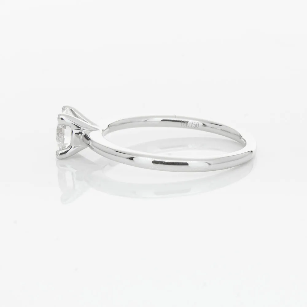 18ct White Gold .70ct Diamond Melba Ring