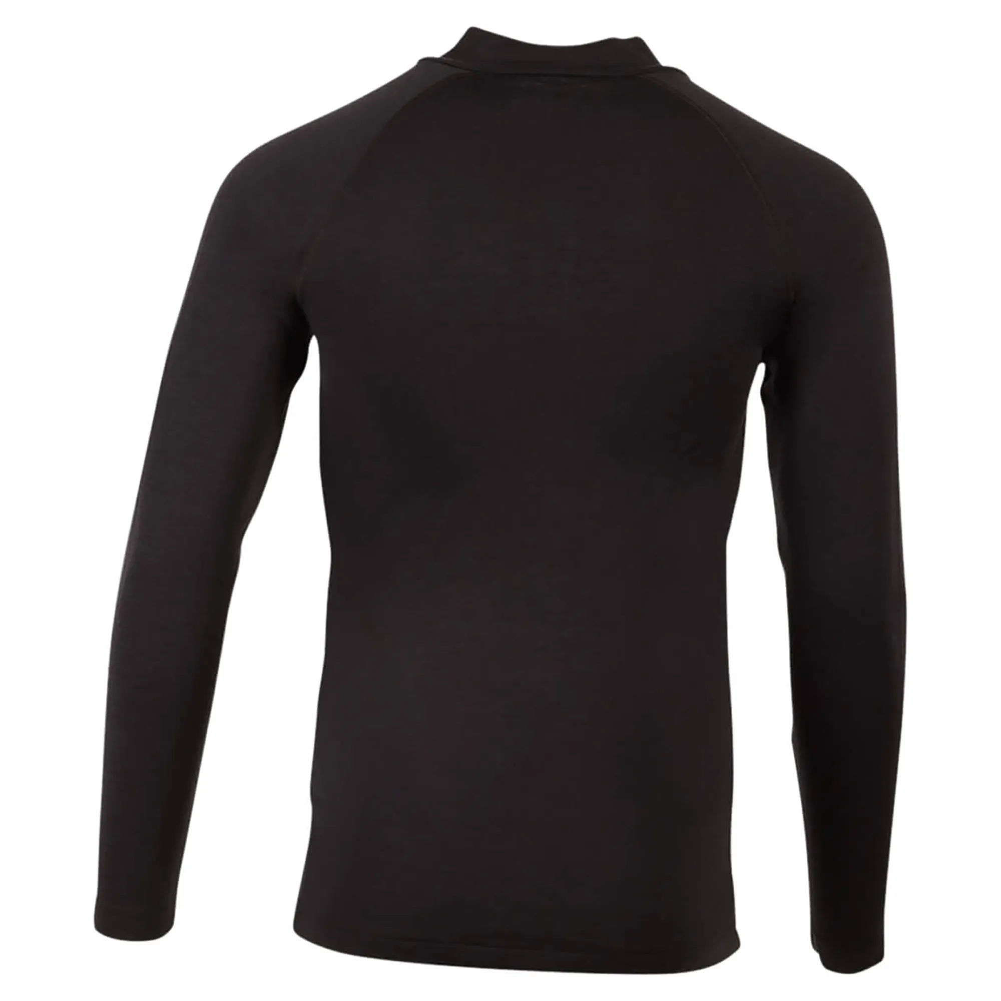 509  FZN Merino 1 4 Zip Shirt Long Sleeve Moisture Wicking Super Soft Warm Black