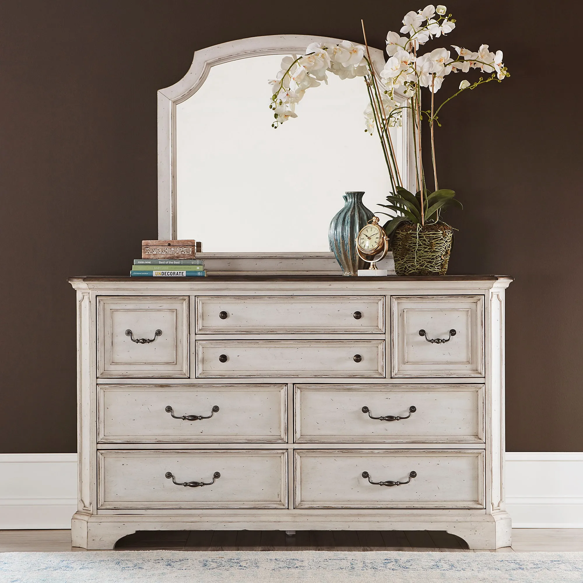 Abbey Road 455W-BR-DM Dresser & Mirror