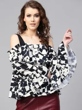 Abstract Print Top