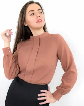 Ada Orange Long Sleeve Top