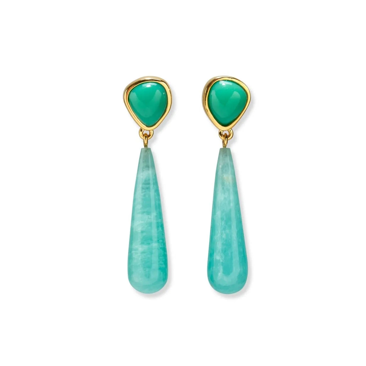 Alaria Drop Earrings in Blue