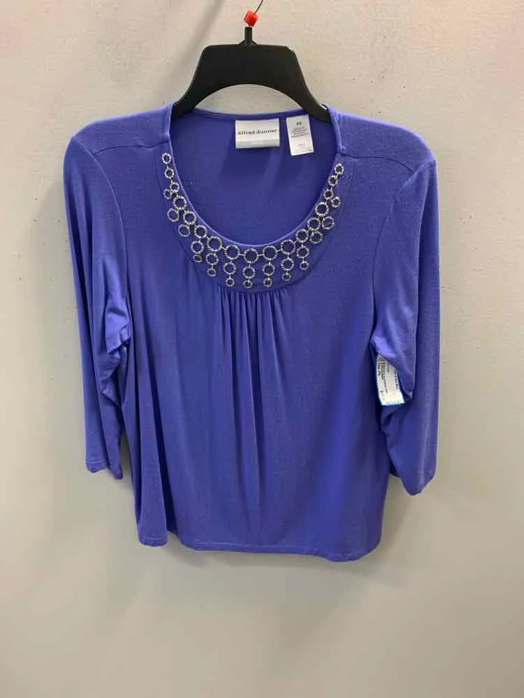 ALFRED DUNNER Tops Size PS Purple TOP