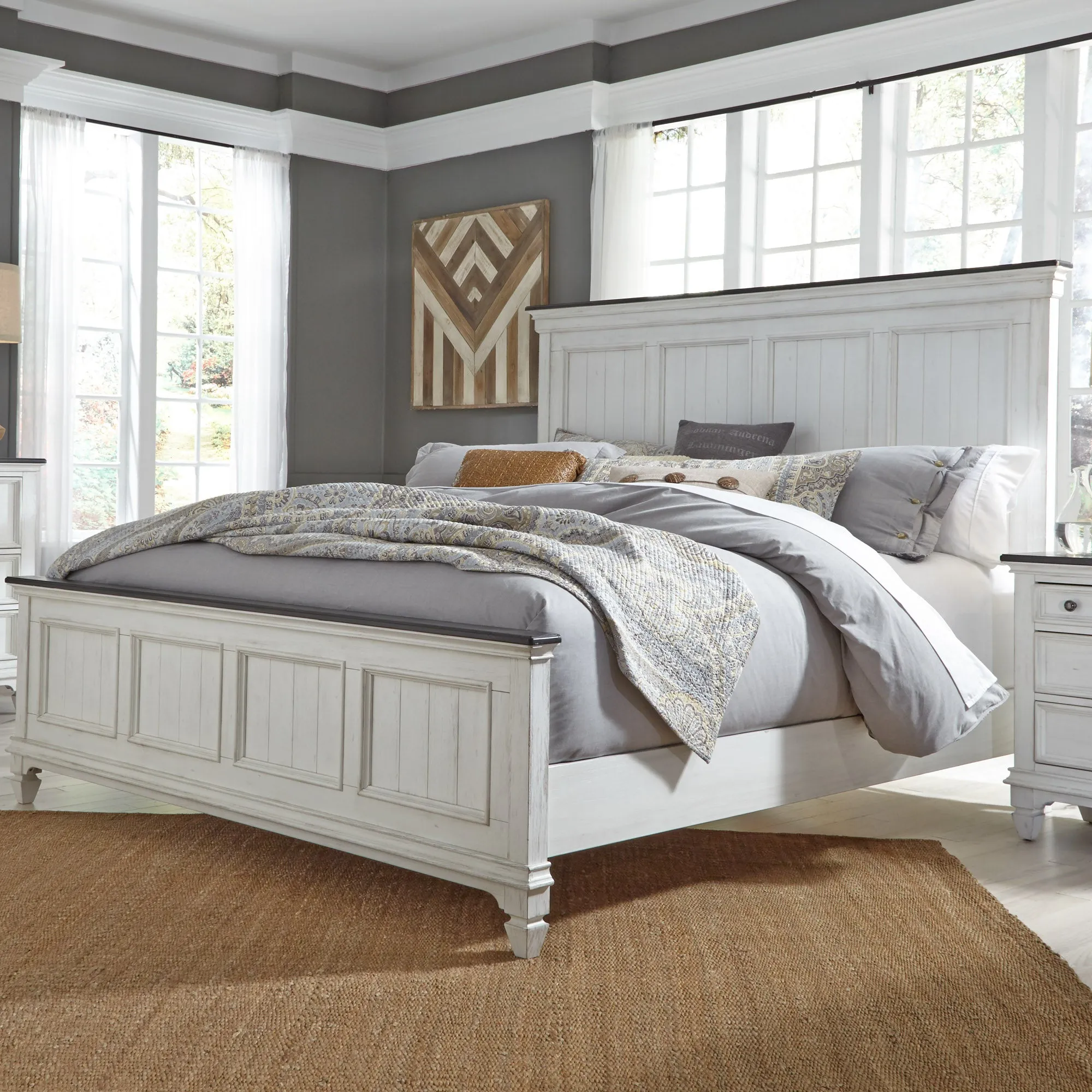 Allyson Park 417-BR-KPB King Panel Bed