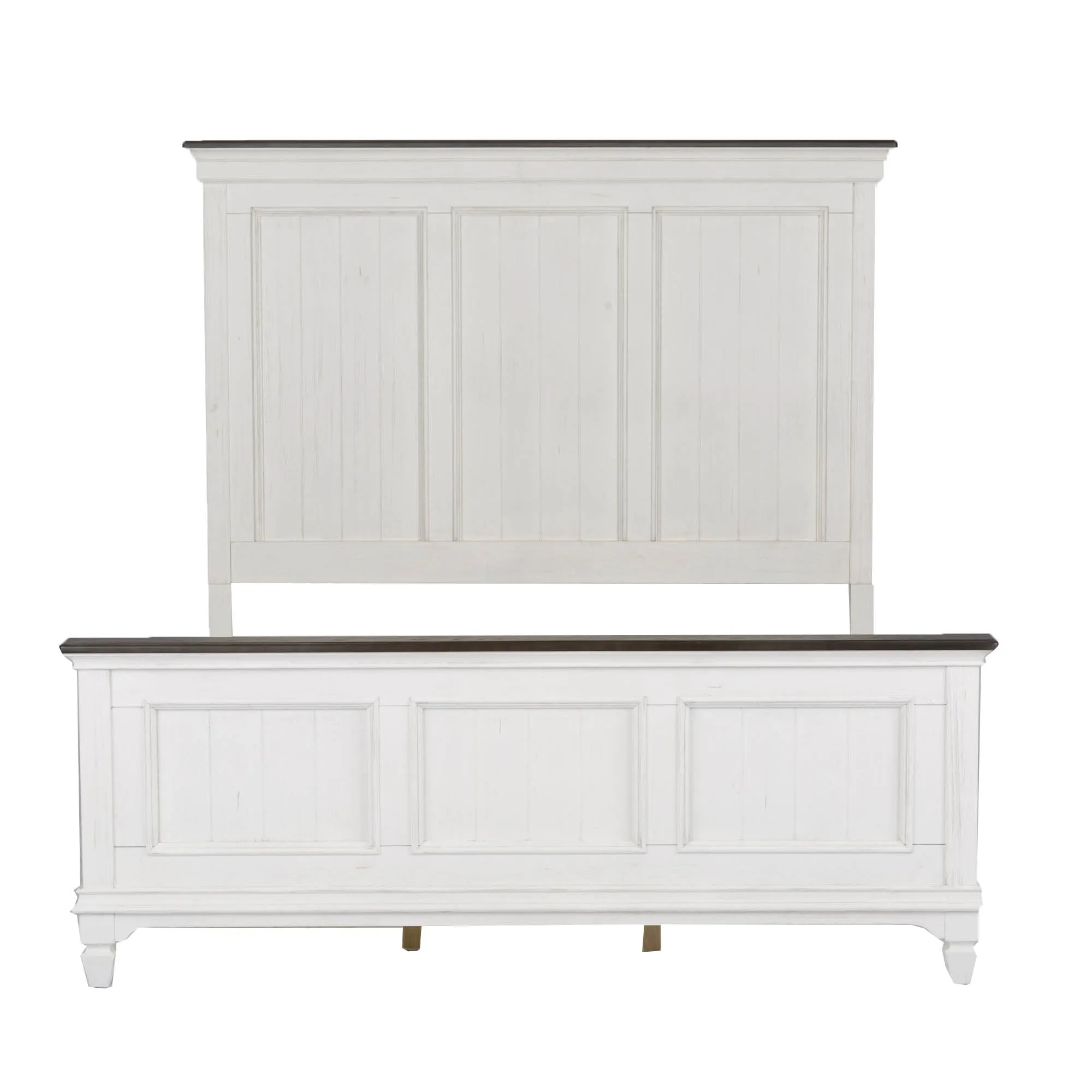 Allyson Park 417-BR-KPBDMC King Panel Bed, Dresser & Mirror, Chest