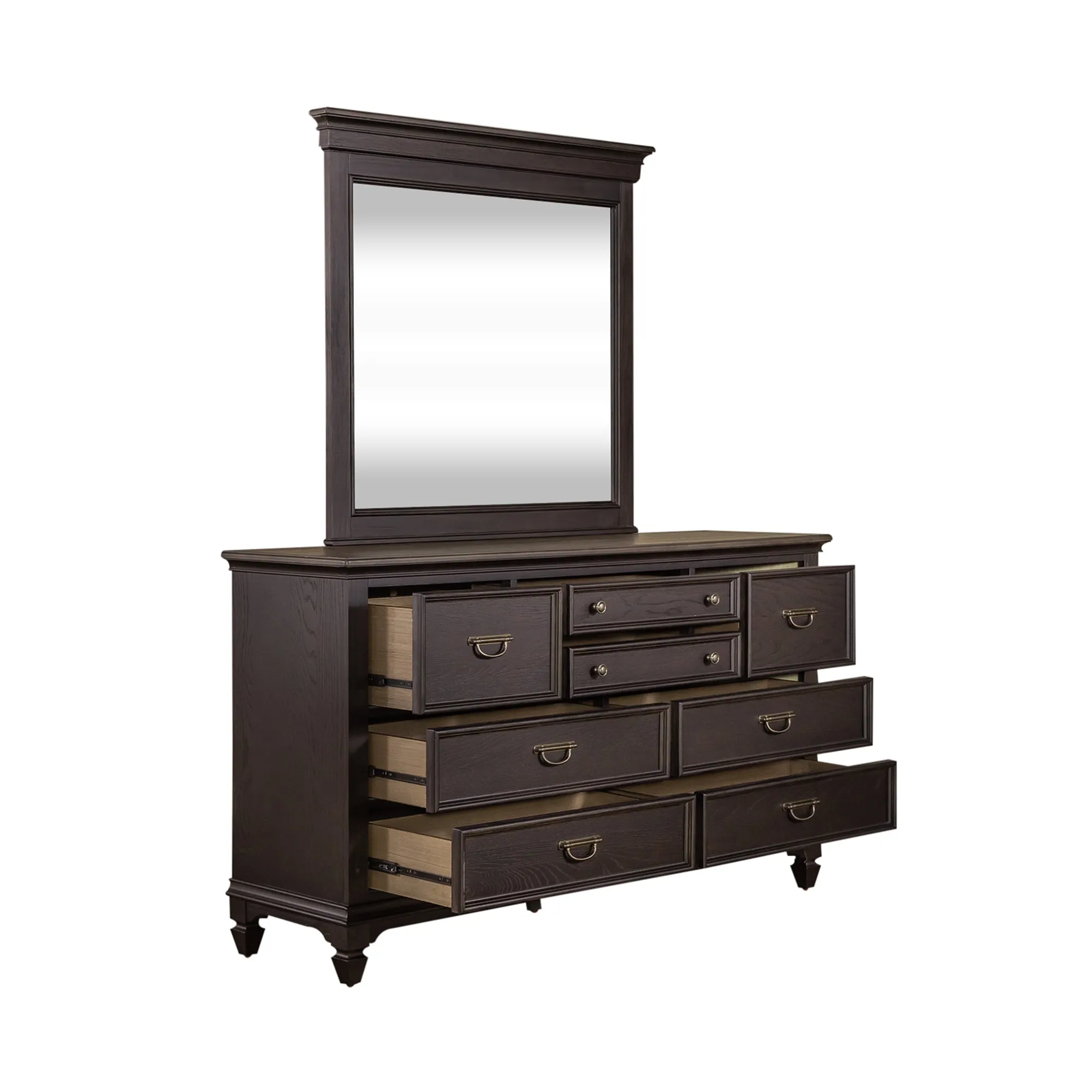 Allyson Park 417B-BR-DM Dresser & Mirror