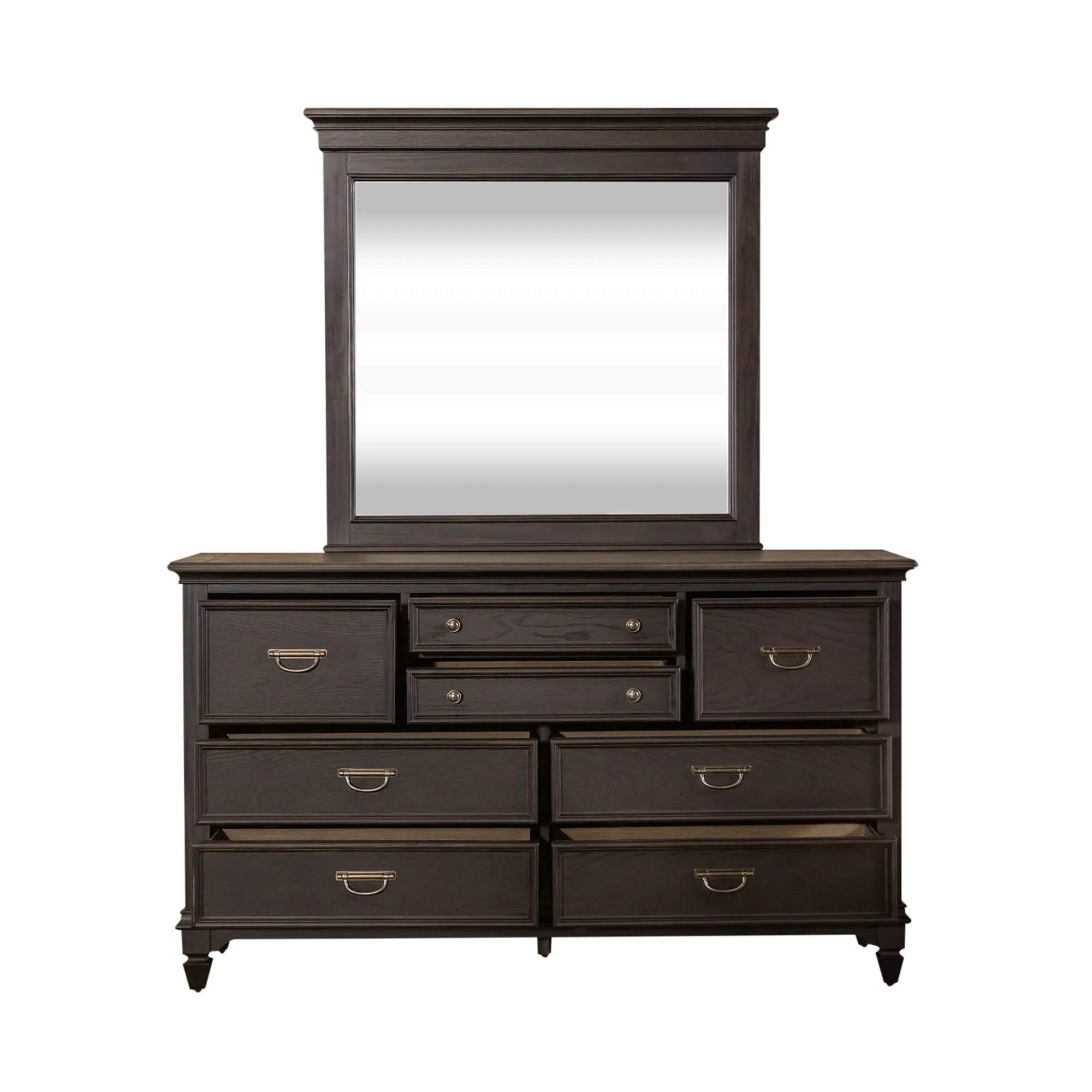 Allyson Park 417B-BR-DM Dresser & Mirror