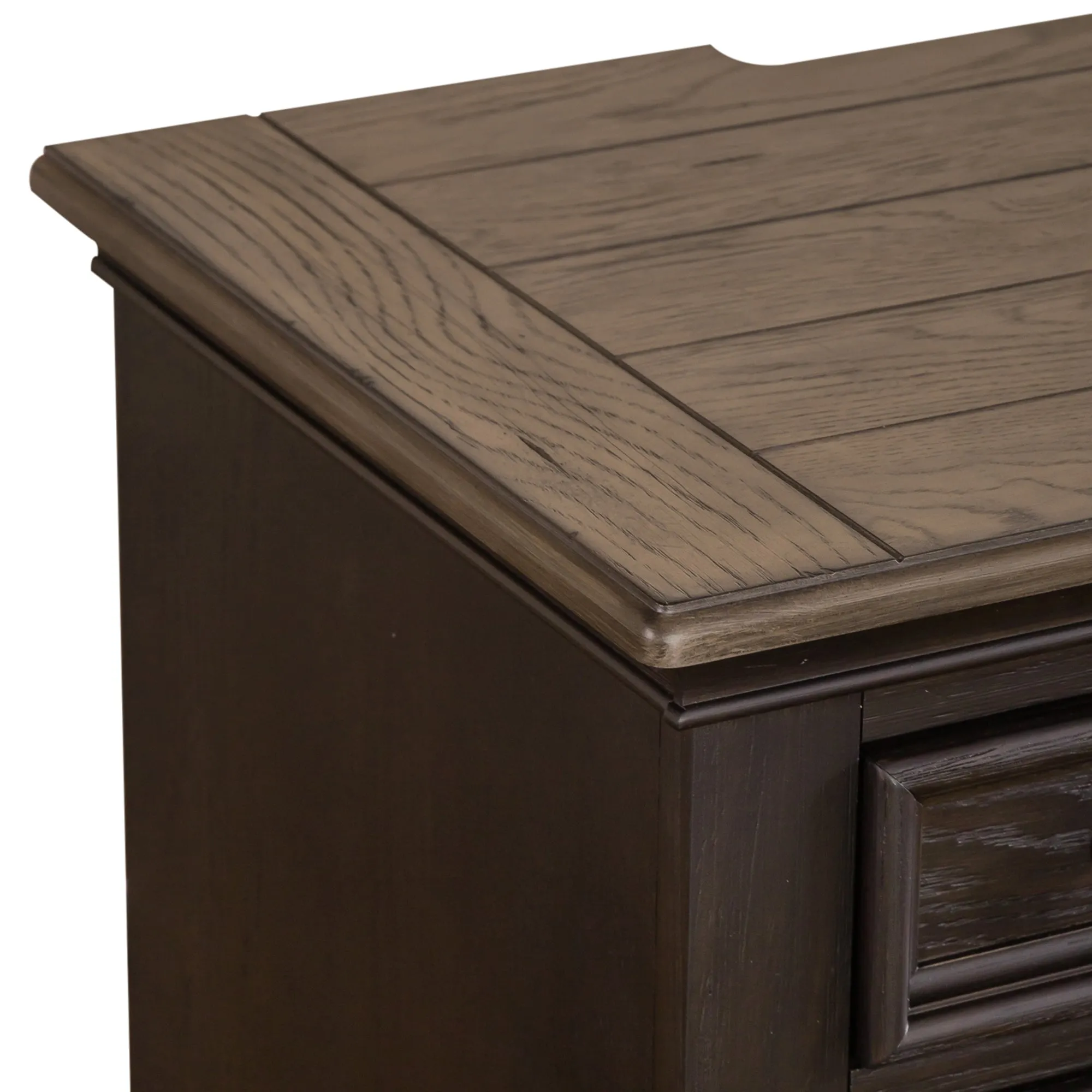 Allyson Park 417B-BR61 Night Stand w/ Charging Station