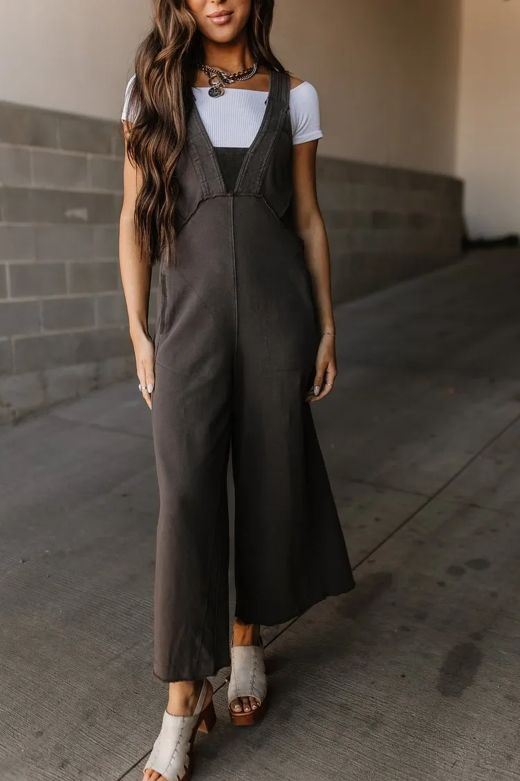 Alyssa Jumpsuit - Charcoal