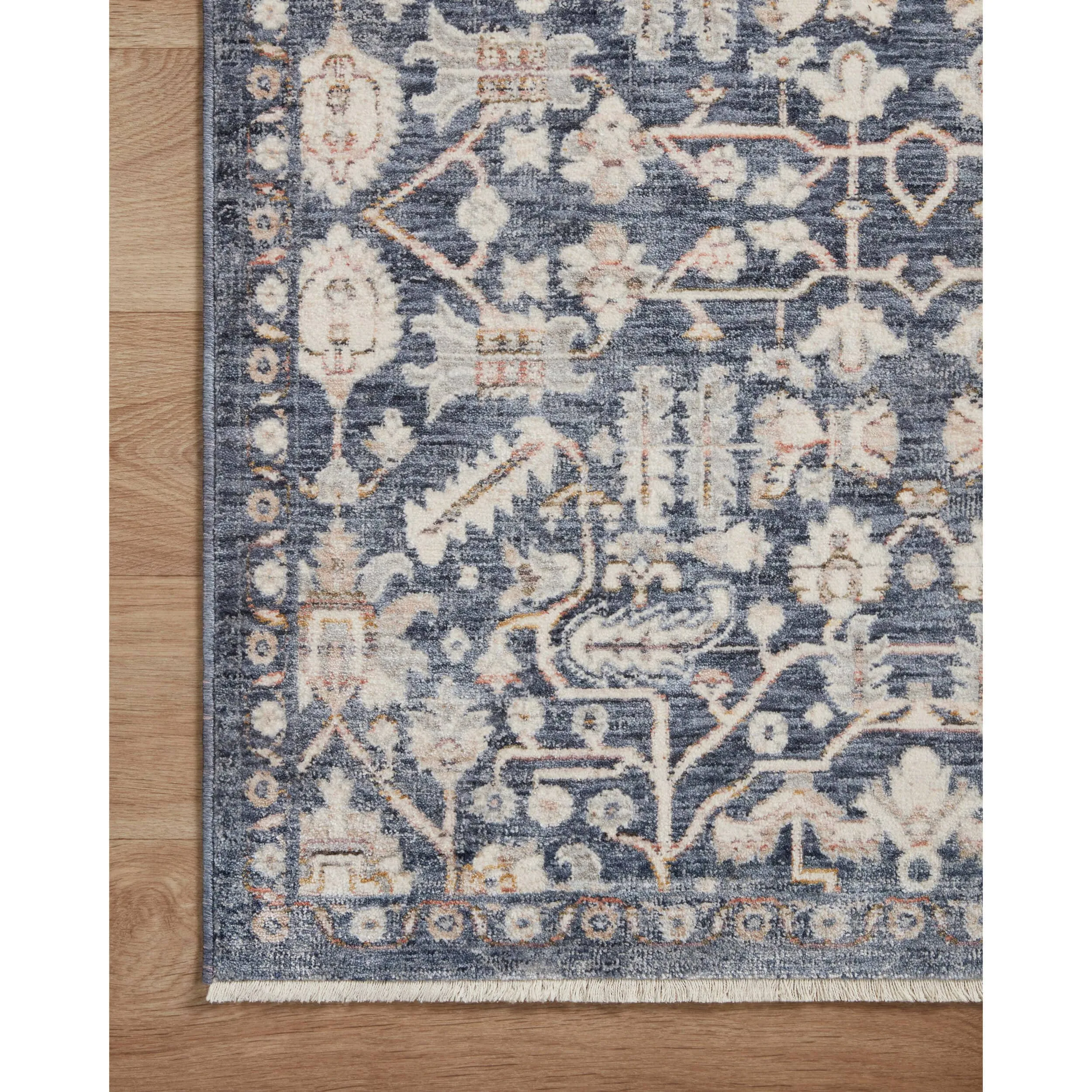 Amber Lewis x Loloi Rug Zuma ZUM-02, Blue/Ivory