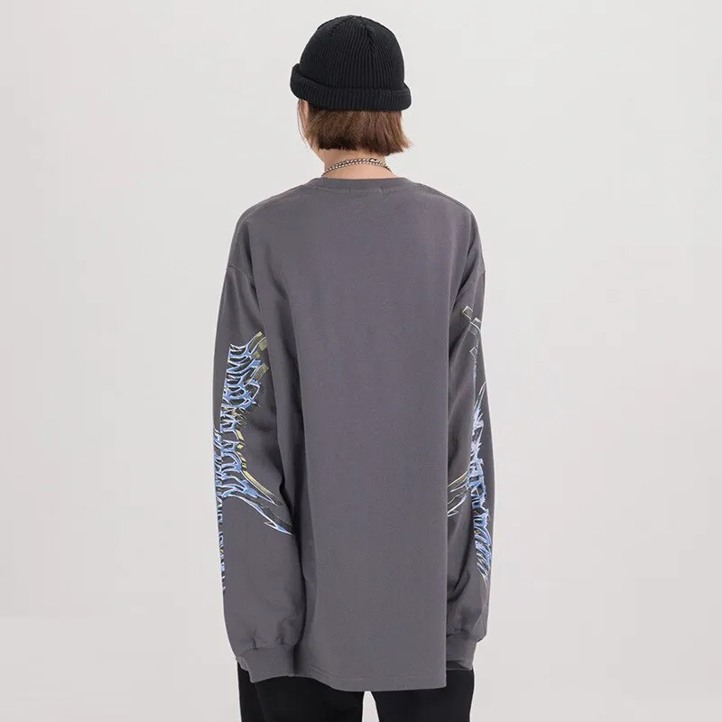 Angel Print Long Sleeve Tees