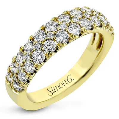 Anniversary Ring In 18k Gold With Diamonds