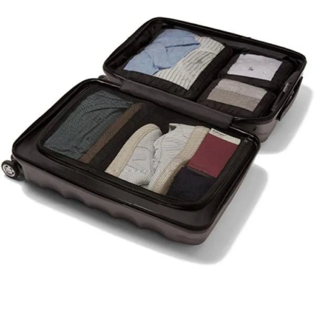 Premium Antler Chelsea 4-Piece Packing Cube Set in Elegant Taupe