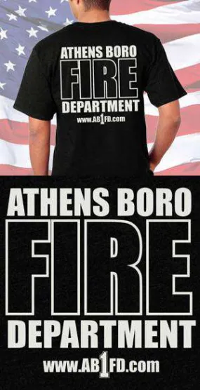 Athensboro Fire Department Back Design