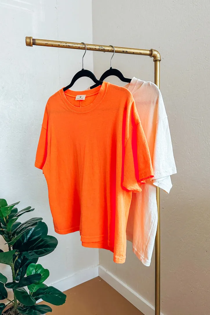 Avery Oversized Boxy Tee | 2 COLORS