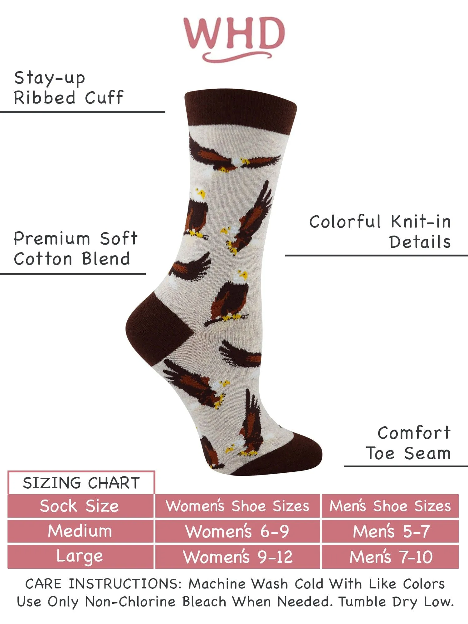 Bald Eagle Socks Perfect Bird Lovers Gift