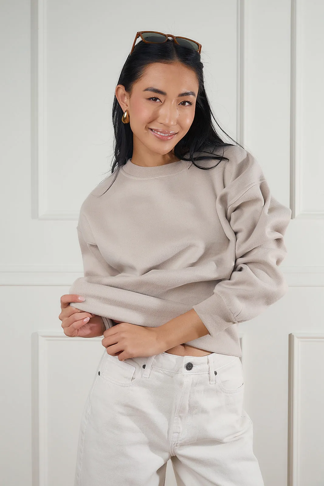 Be Kind Taupe Sweatshirt