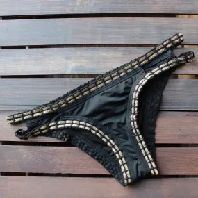 Bikini Lab - Mix & Match Weaving On A Jet Plane Hipster Bikini Bottoms