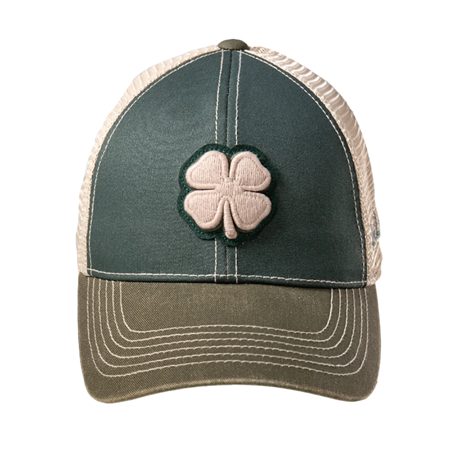 Black Clover Mens Two-Tone Vintage Cap