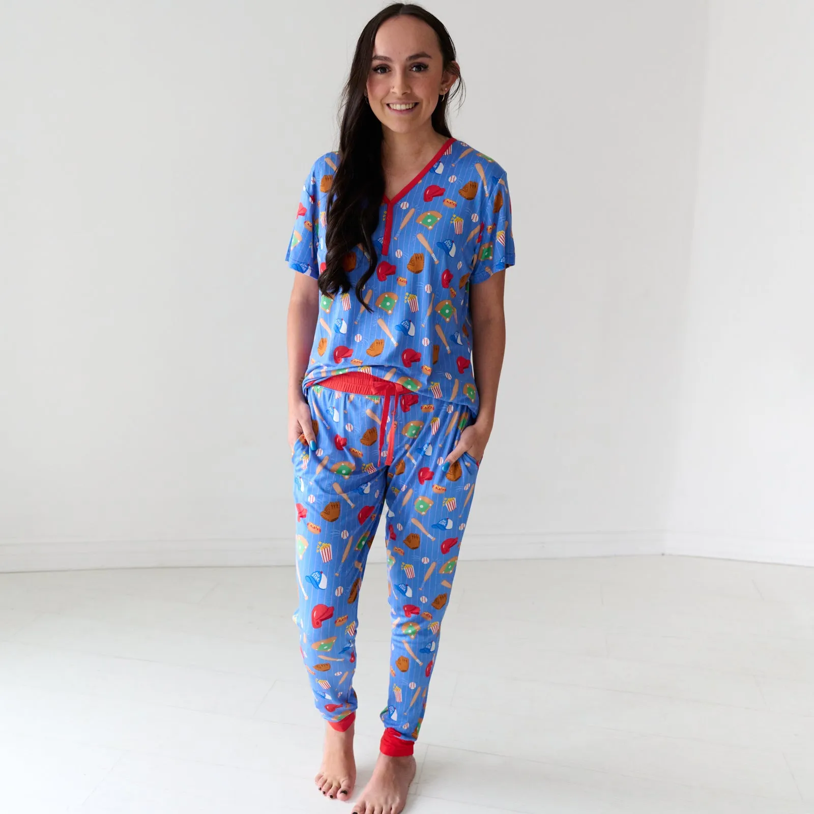 Blue All Stars Women's Pajama Pants