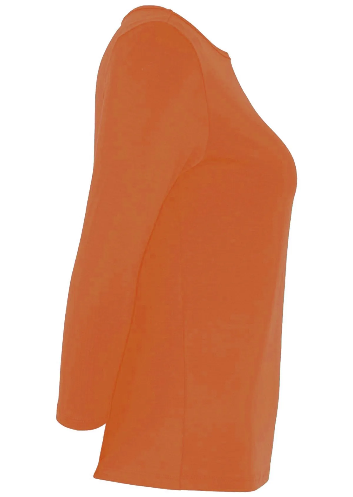 Boat Neck Top Brick Orange