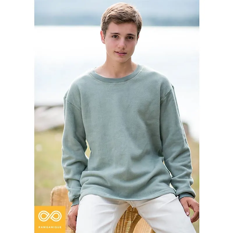 BUFFALO 100% Organic Cotton Fleece Sweatshirt (Unisex) (Latex-free)