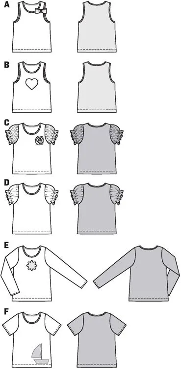 Burda Children's Tops 9439