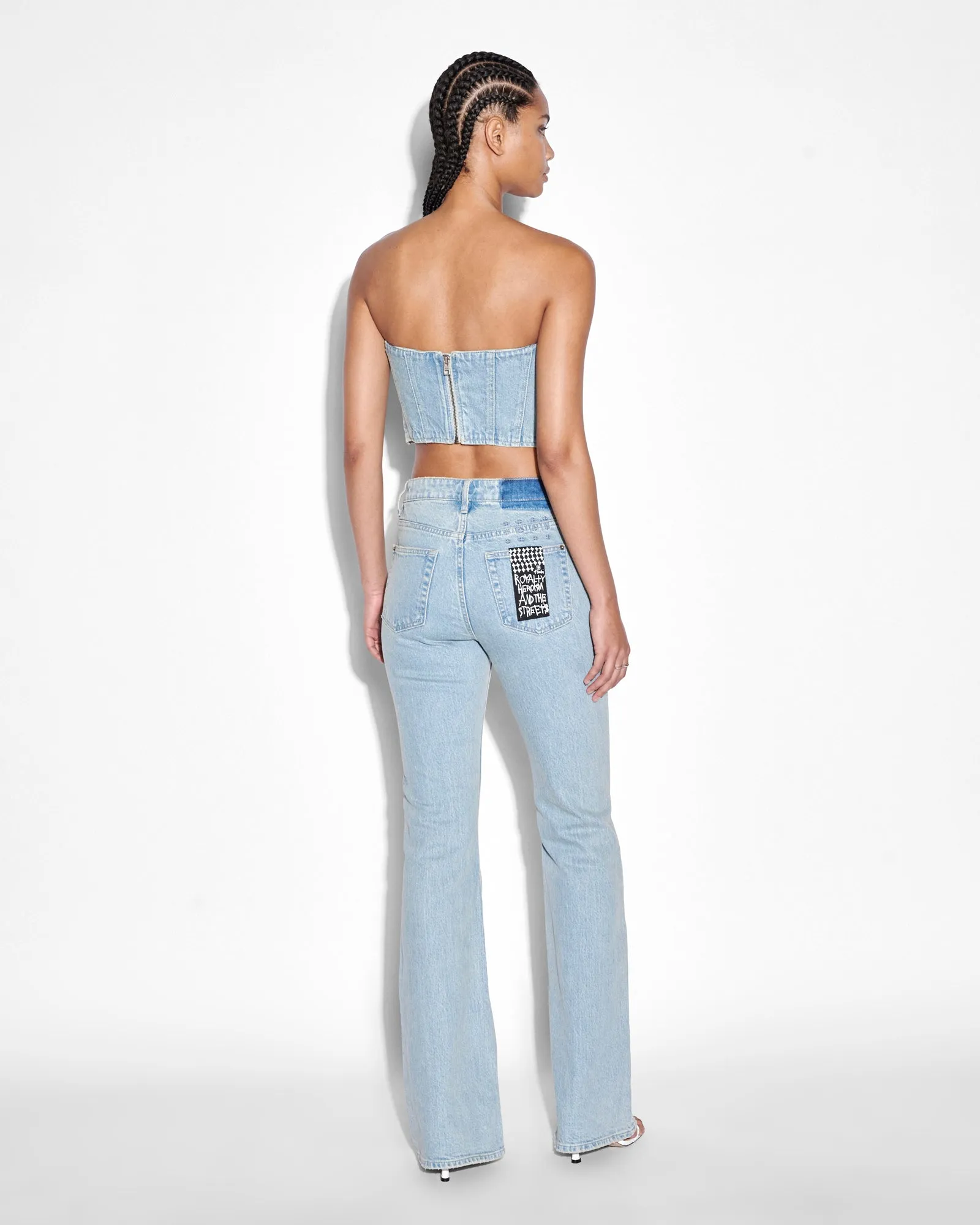 Bustier Dove Laced | Denim