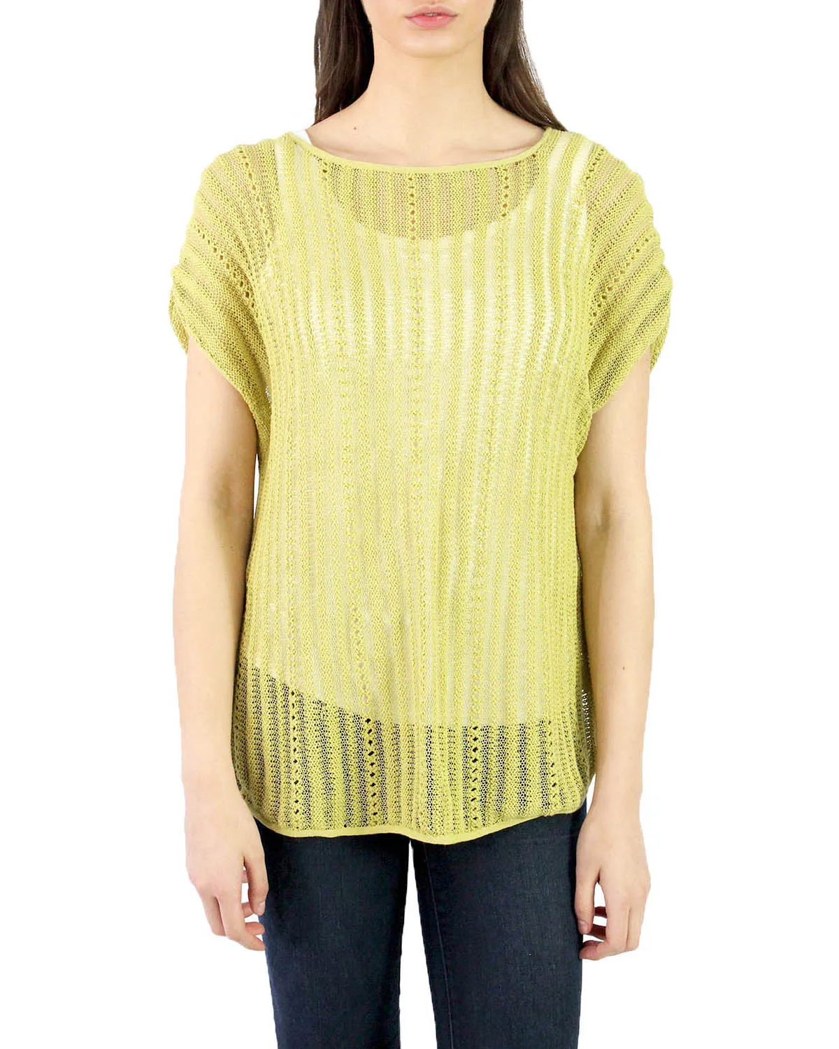 Cadena Cotton Blend Knit Pullover