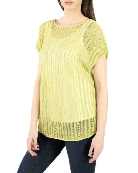 Cadena Cotton Blend Knit Pullover