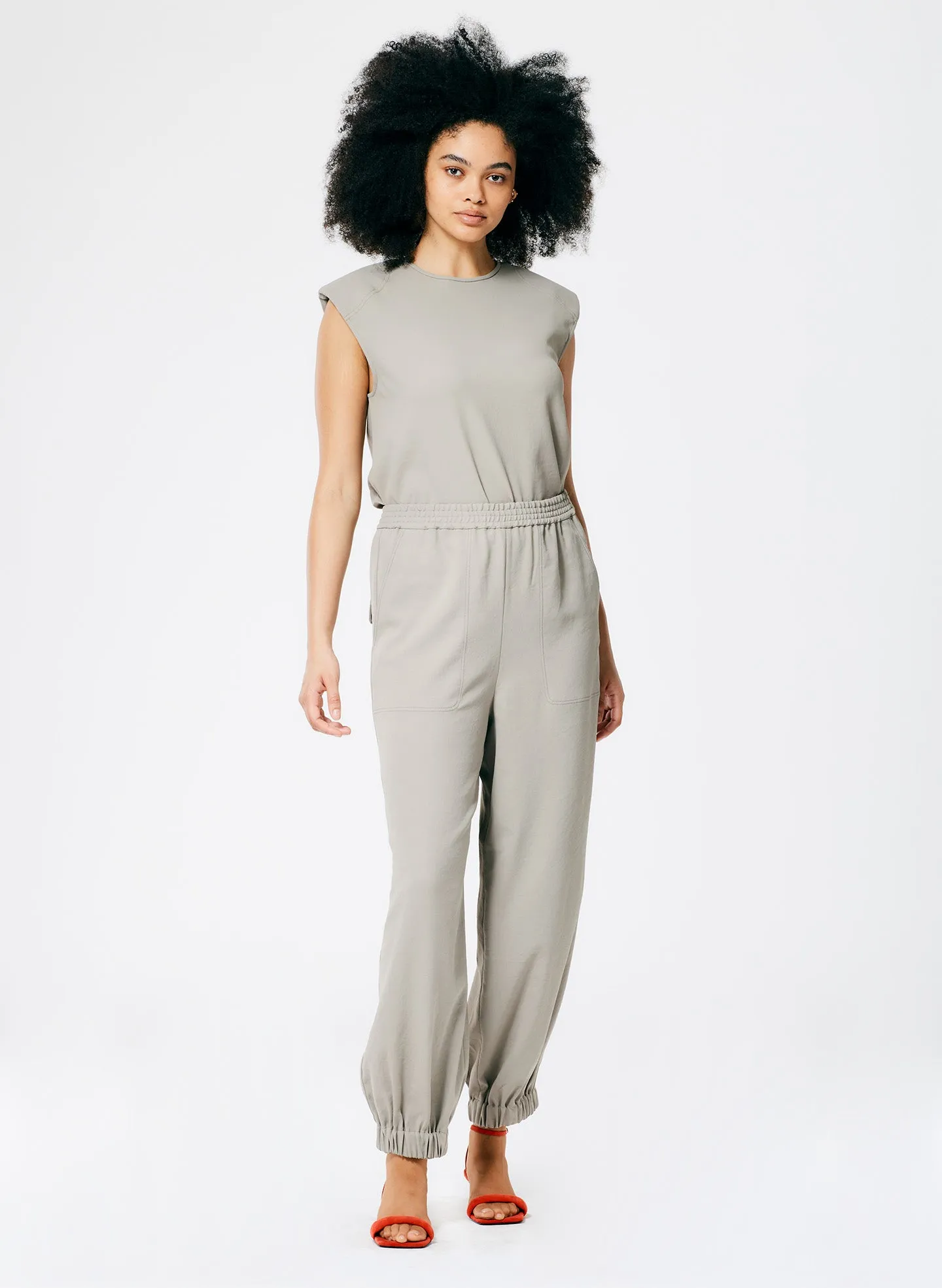 Chalky Drape Plashet Jogger - Regular