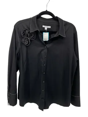 Chico's Misses Size Chico's 2.5 (14) Black Tops Jacket