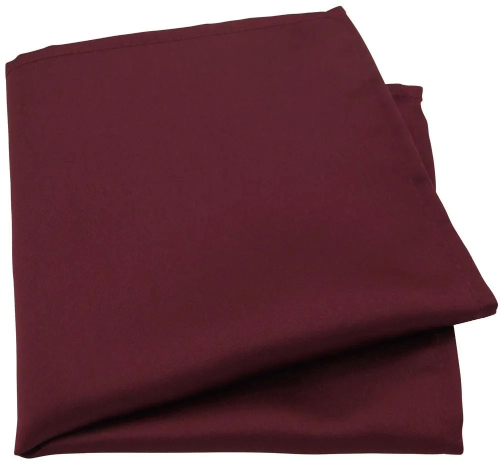 Claret Pocket Square