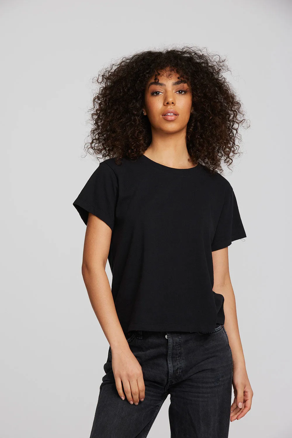 Coast Cotton Jersey Oversized Crew Neck Tee