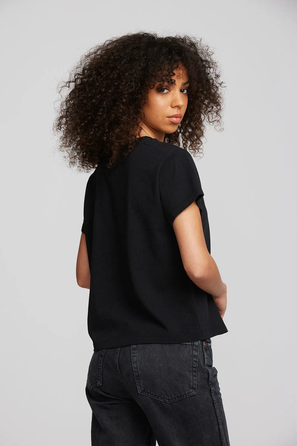 Coast Cotton Jersey Oversized Crew Neck Tee