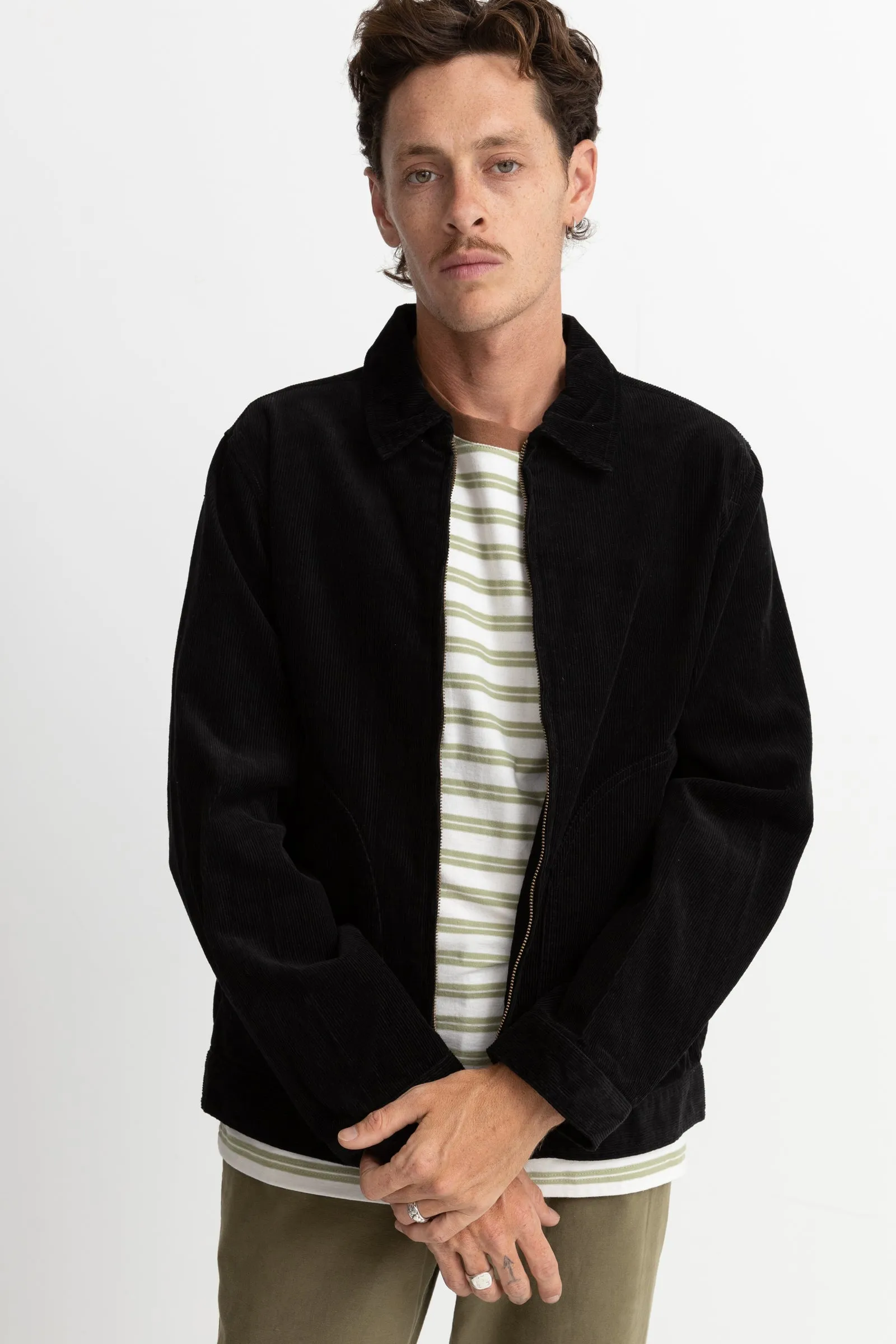 Cord Utility Jacket Black