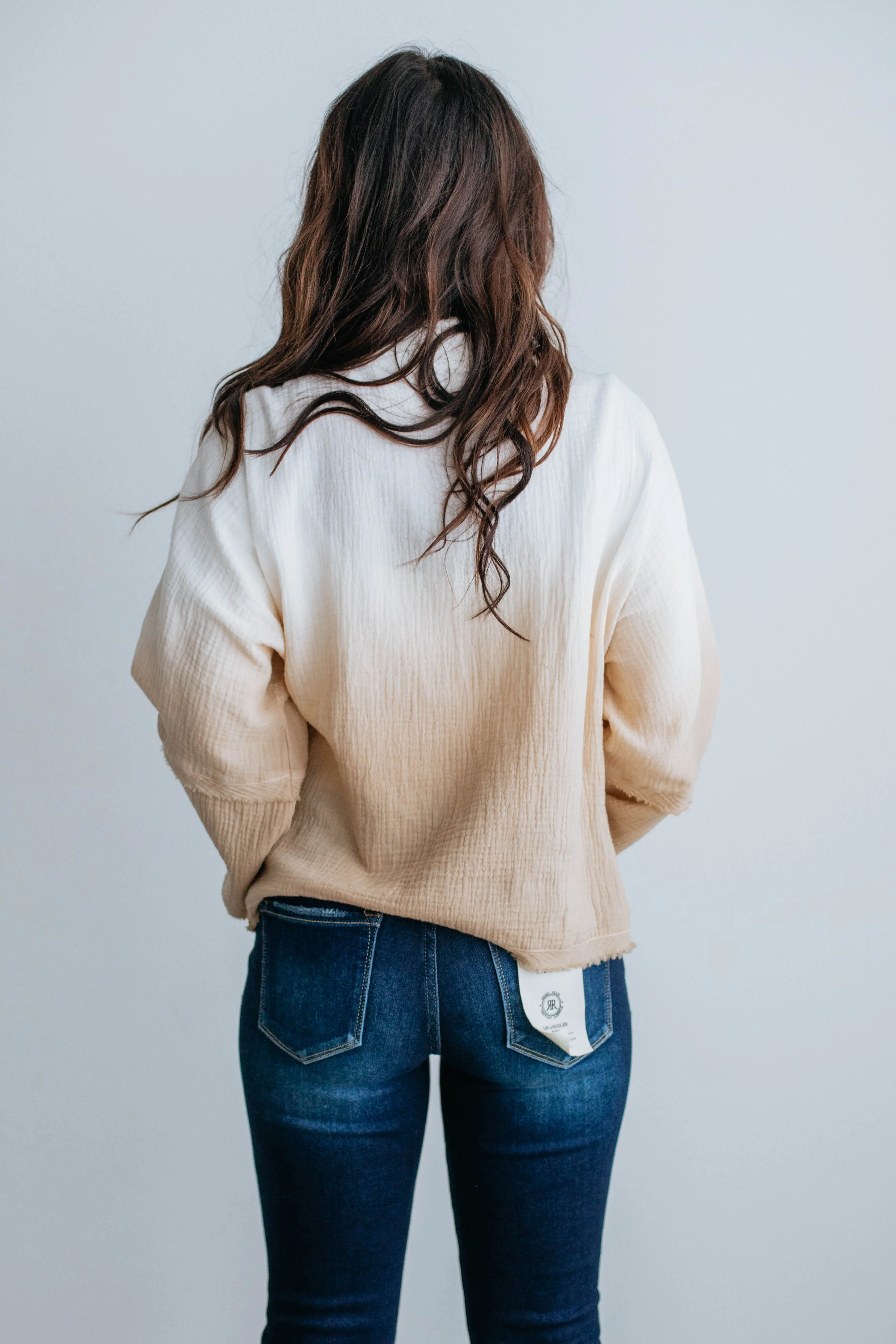 Dalma Textured Cardigan - Biscotti Mix