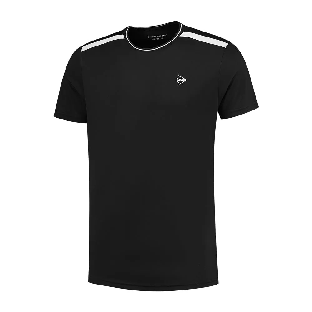 Dunlop Club Mens Crew Tee - Black/White