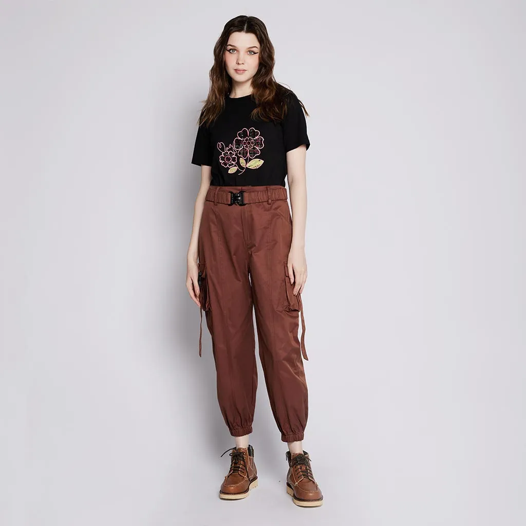 Embroidered Flora Tee