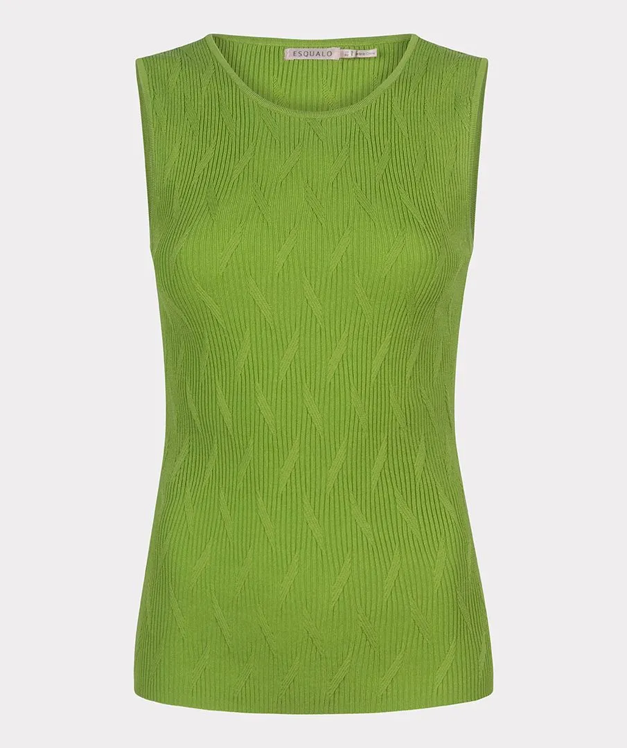 Esqualo Cable Tank in Kiwi Green