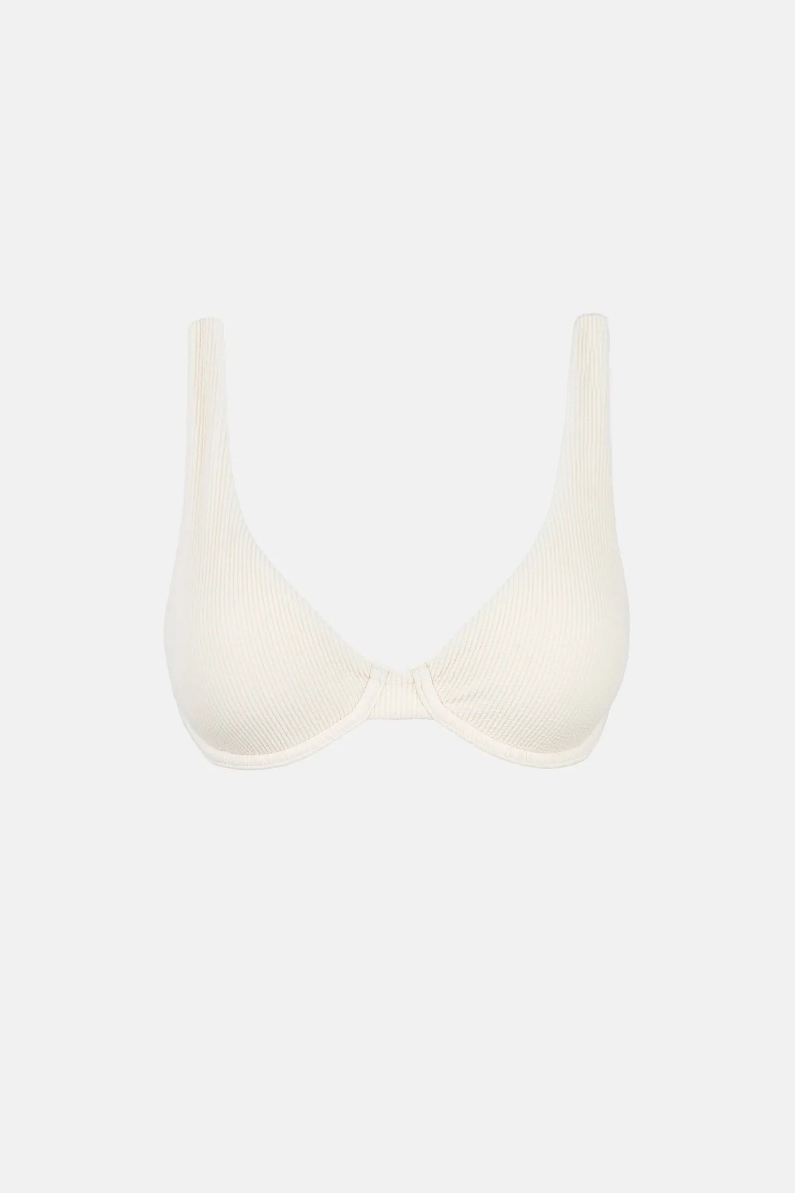 Essential Rib Underwire Top Creme