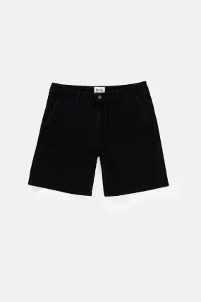 Essential Short Black Denim