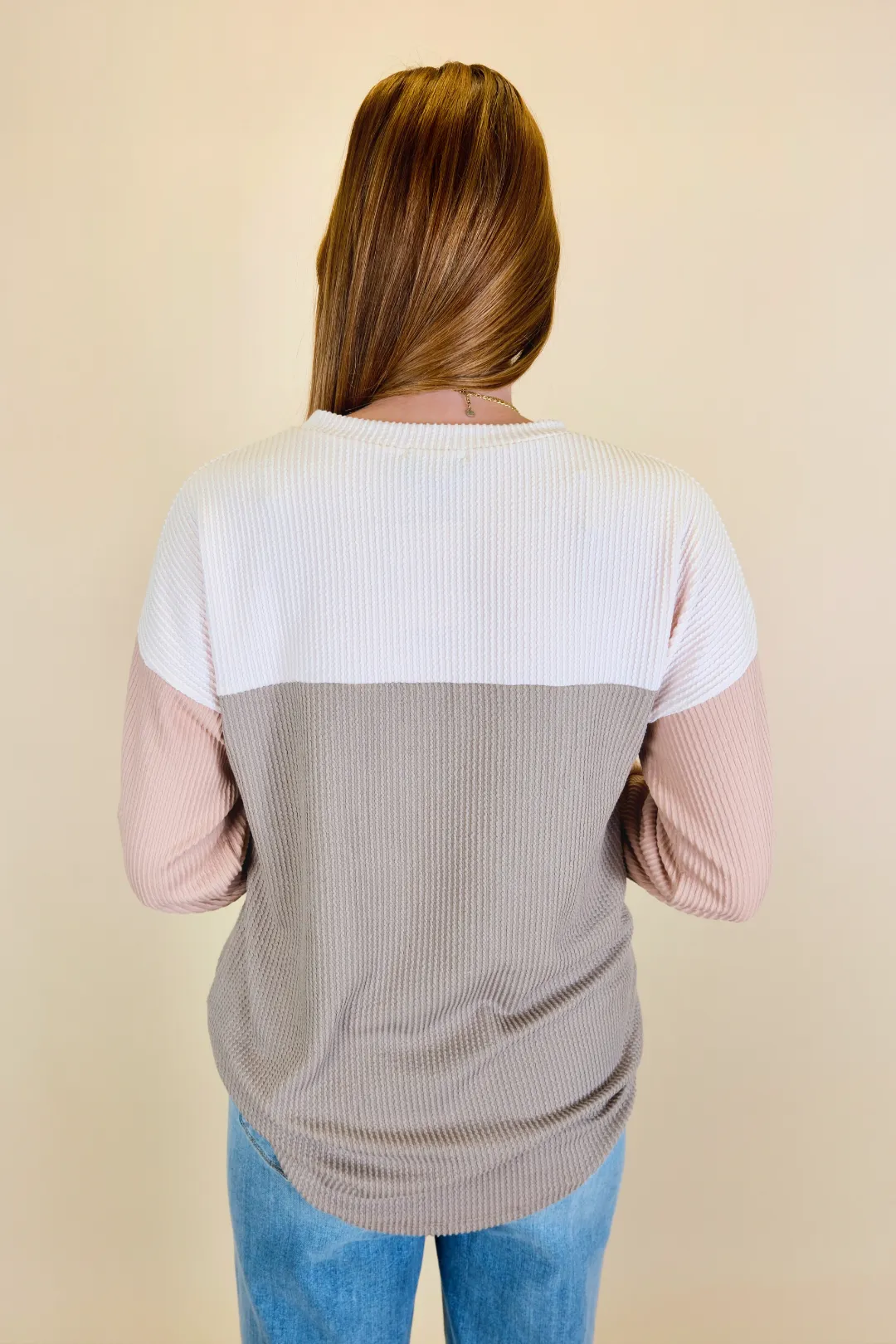 Fall Staple Colorblock Top