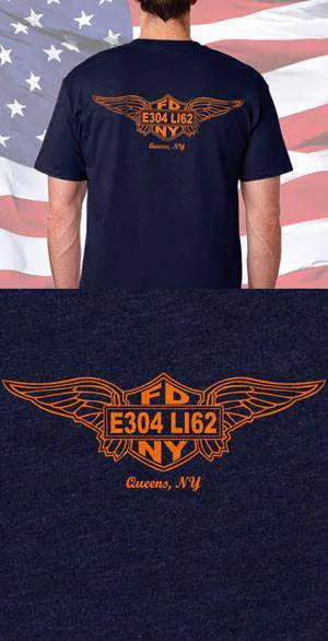 FDNY Wings Back Design