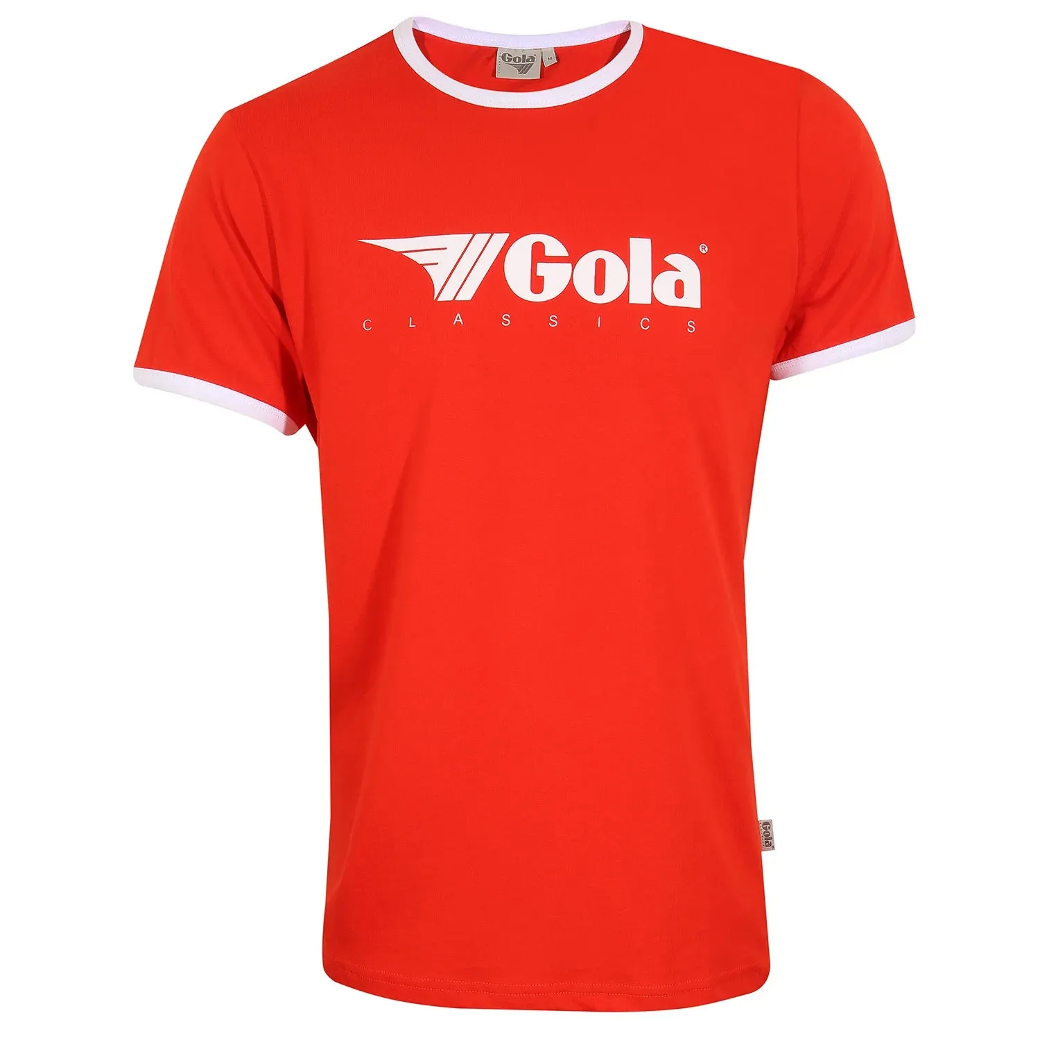 Gola - Red & White Short Sleeve Ringer - T-Shirt