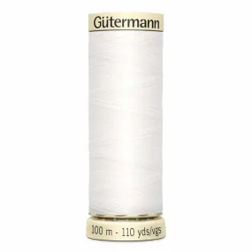 Gutermann Polyester Thread 100m #20 White