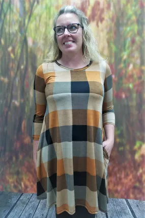 Harvest Plaid Dress