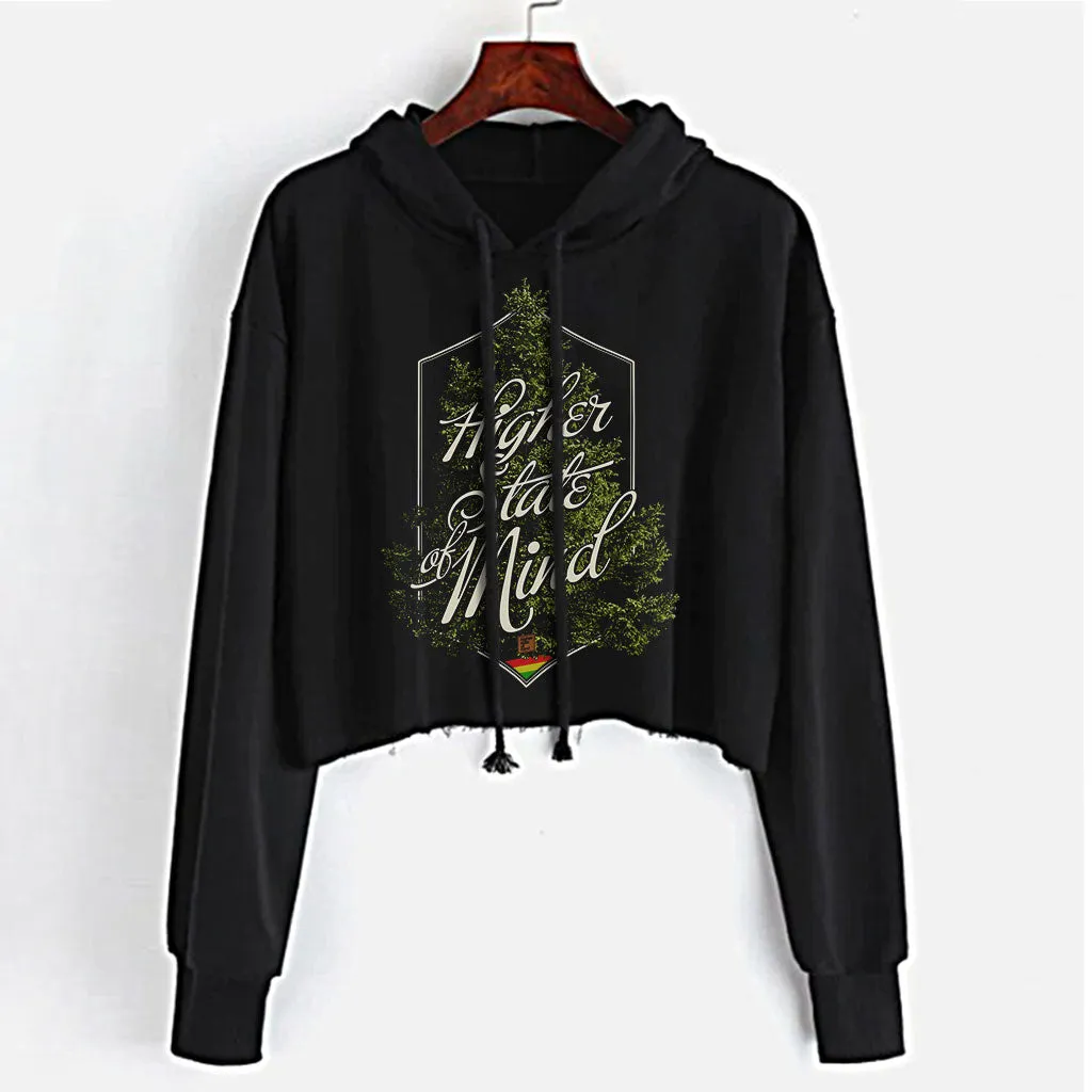 HSOM Evergreen Crop Top Hoodie