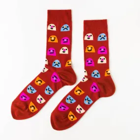 Men's Sized Socks - Mixed Emotions